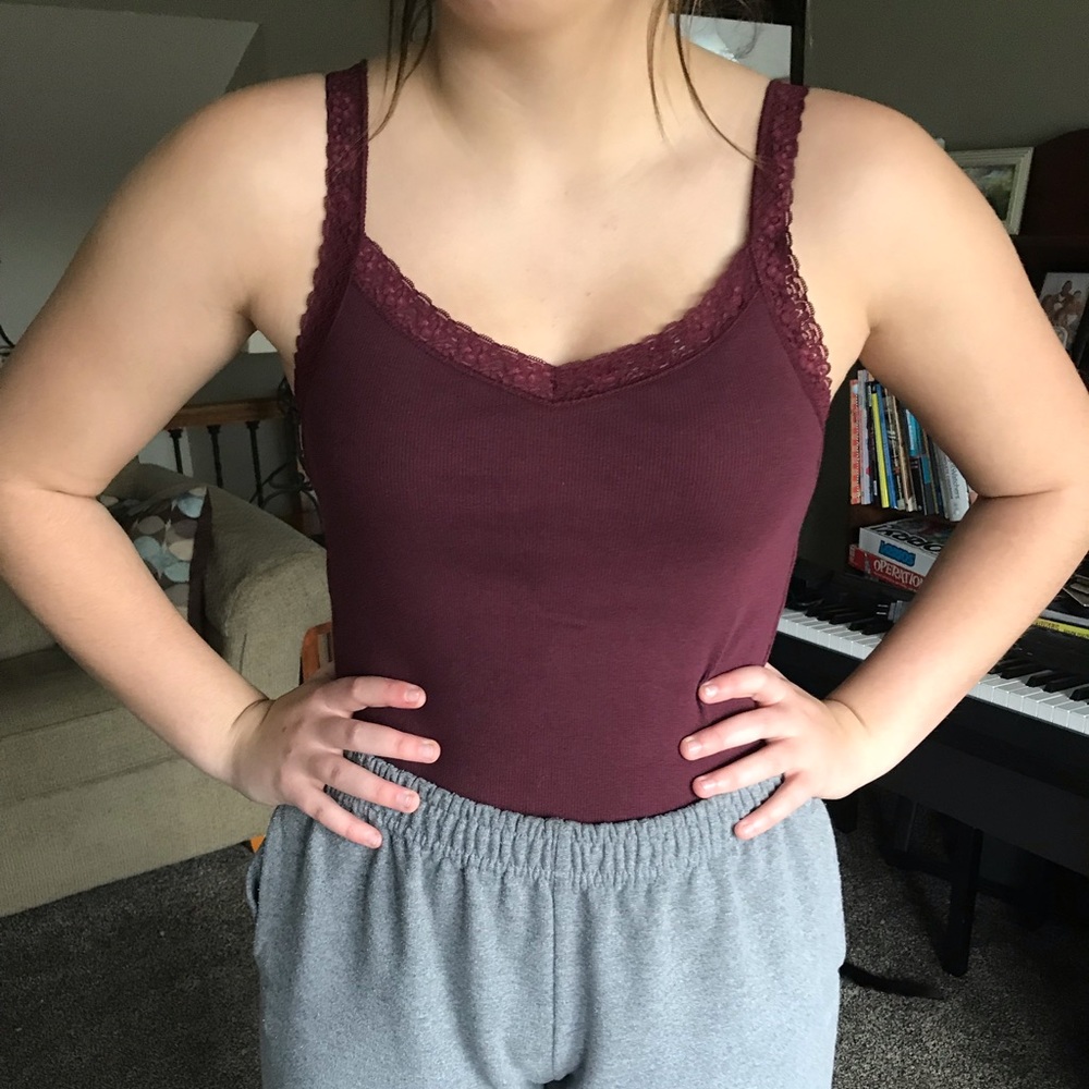 Burgundy Old Navy Tank Top